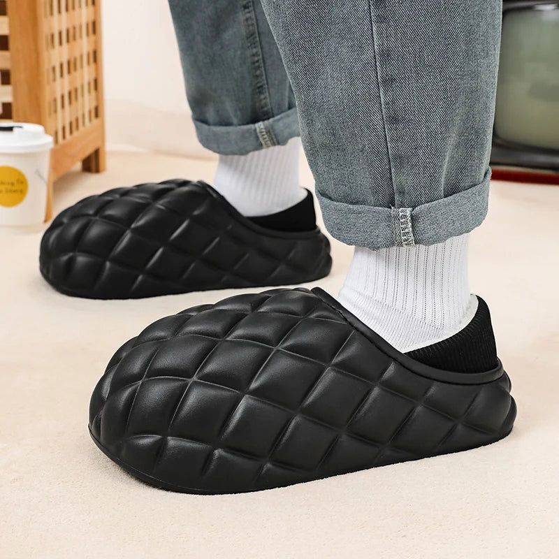 PlushPro - Warm Unisex Plush Cotton Indoor Slippers