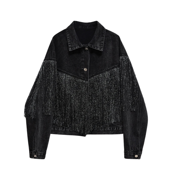 Sienna Tassel Denim Jacket