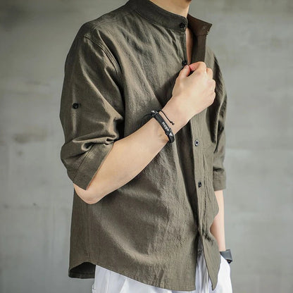 Loose Fit Linen Lightweight Shirt