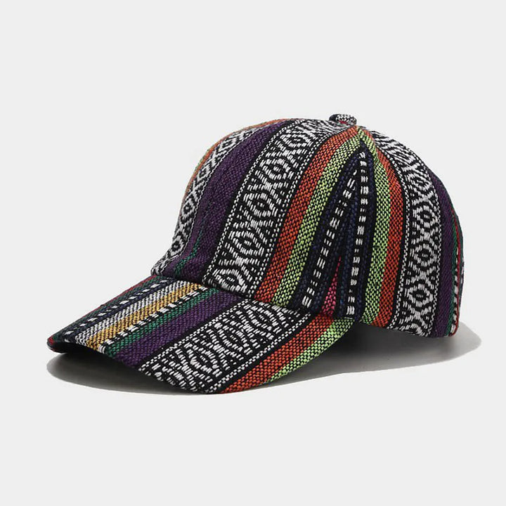 Boho Woven Baseball Cap