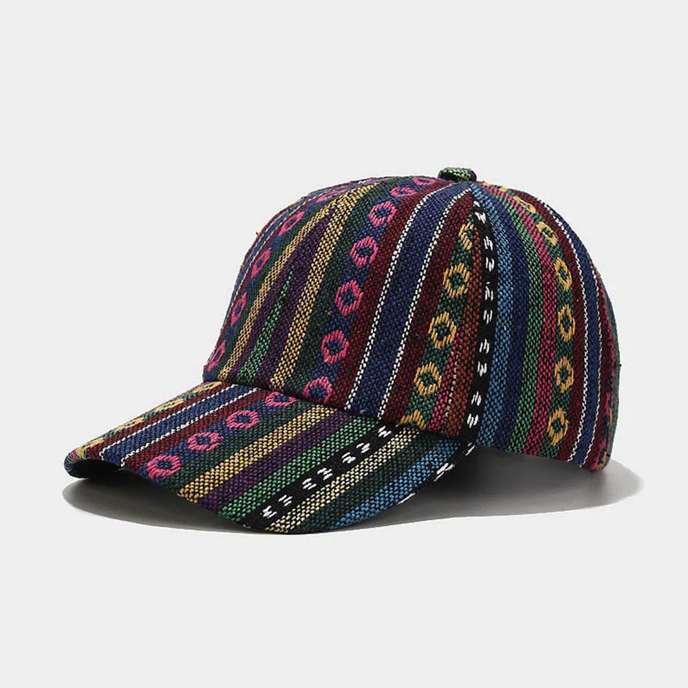 Boho Woven Baseball Cap