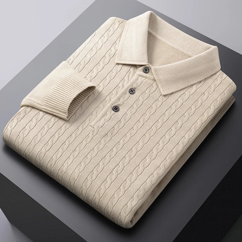 Vittori Knit Polo Sweater