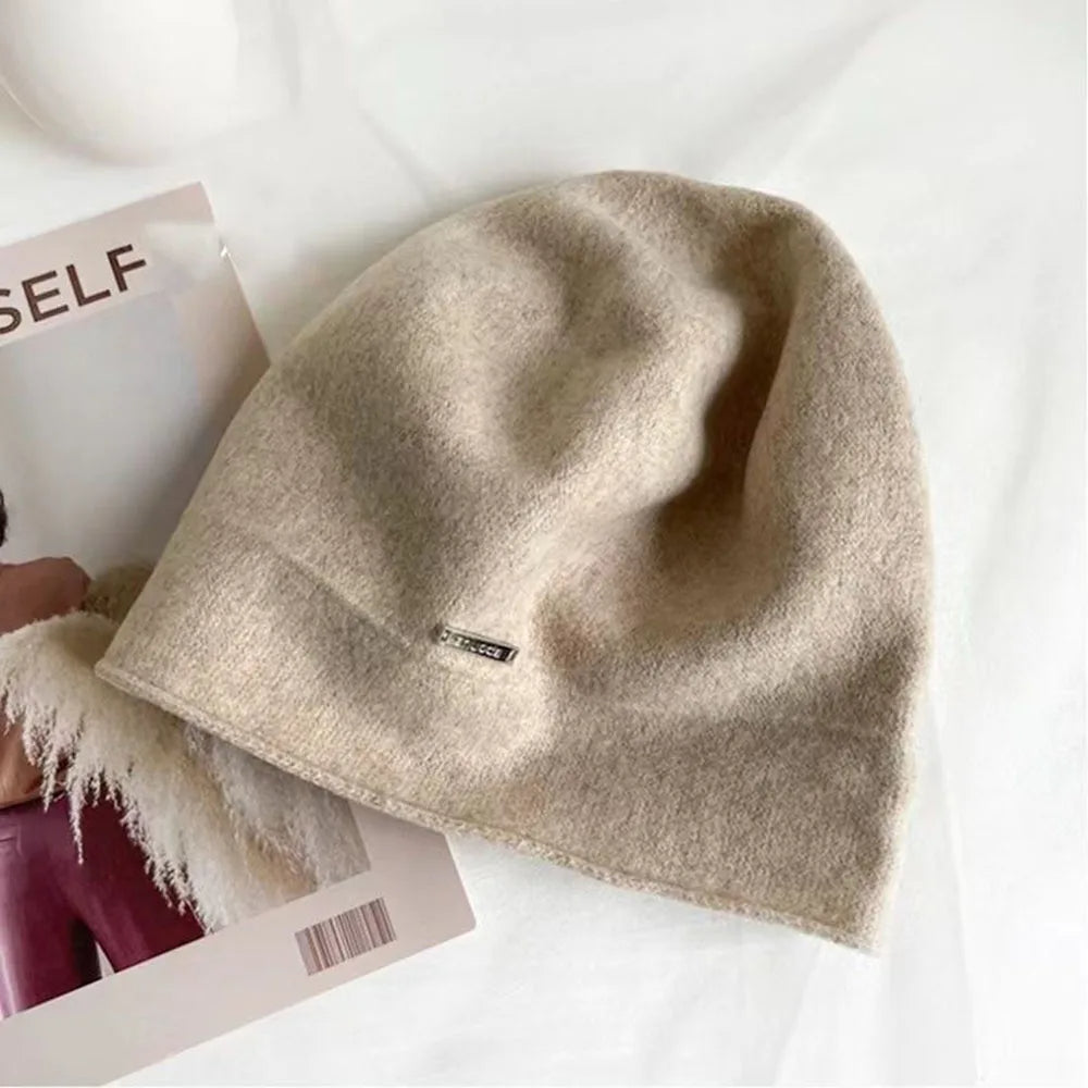 Slouchy Soft Cashmere Blend Beret