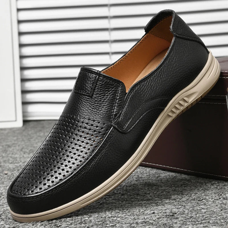 Classic Leather Comfort Loafers for Men