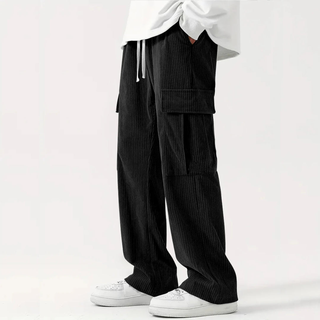 Venturo Corduroy Straight-Leg Pants