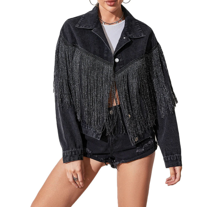 Sienna Tassel Denim Jacket