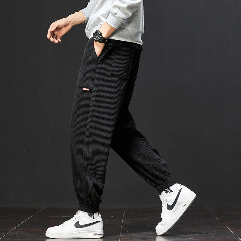 Seoul Wave Corduroy Joggers