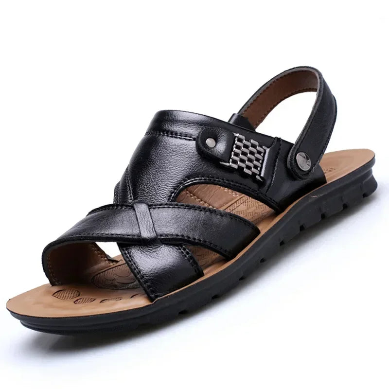 UrbanTrek Men's Multi-Style Leather Sandals