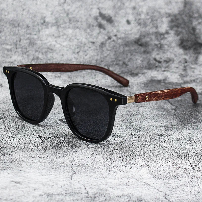 Timeless Artisan Retro Square Sunglasses