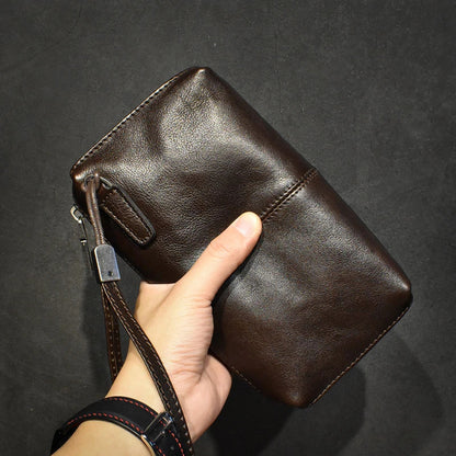 Corteziani Genuine Leather Wrist Bag