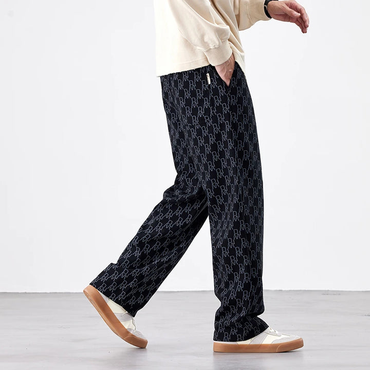 Weston Elastic Straight-Leg Trousers