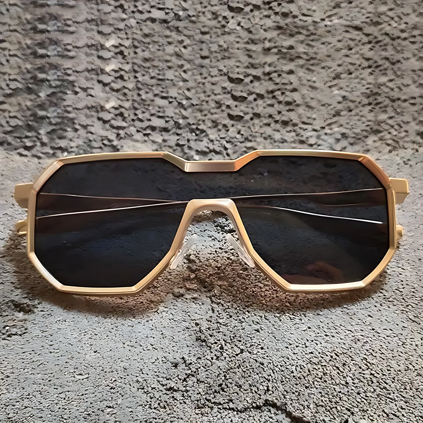 Vintage View Retro Metal Frame Sunglasses