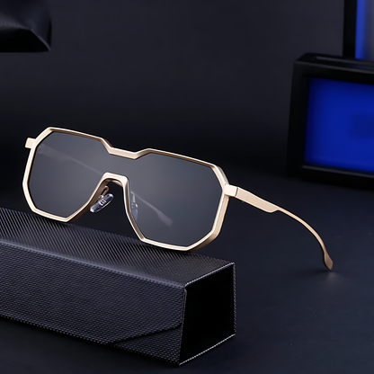 Vintage View Retro Metal Frame Sunglasses