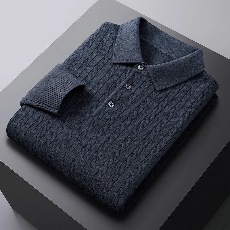 Vittori Knit Polo Sweater