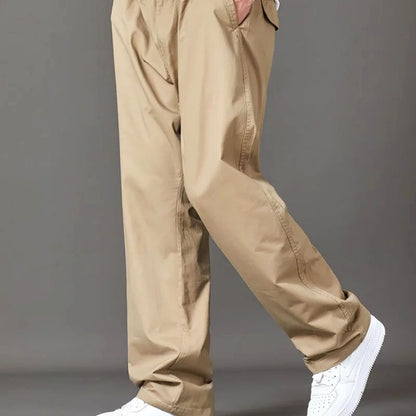 Street Style Loose-Fit Cotton Pants