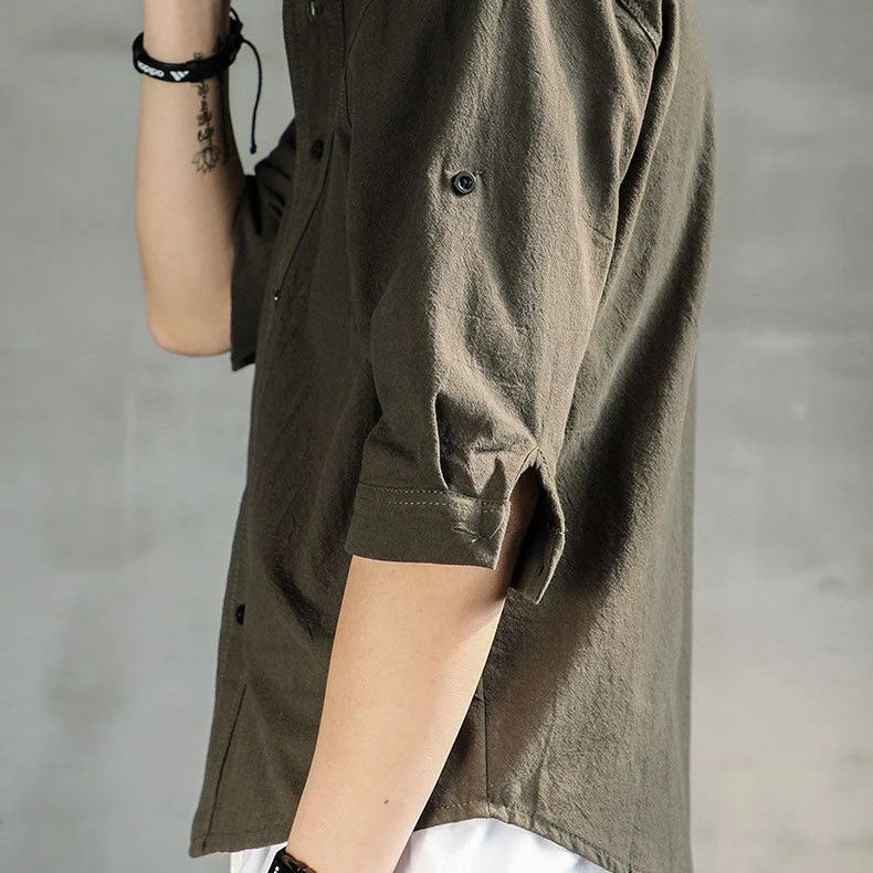 Loose Fit Linen Lightweight Shirt