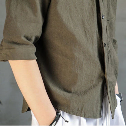 Loose Fit Linen Lightweight Shirt