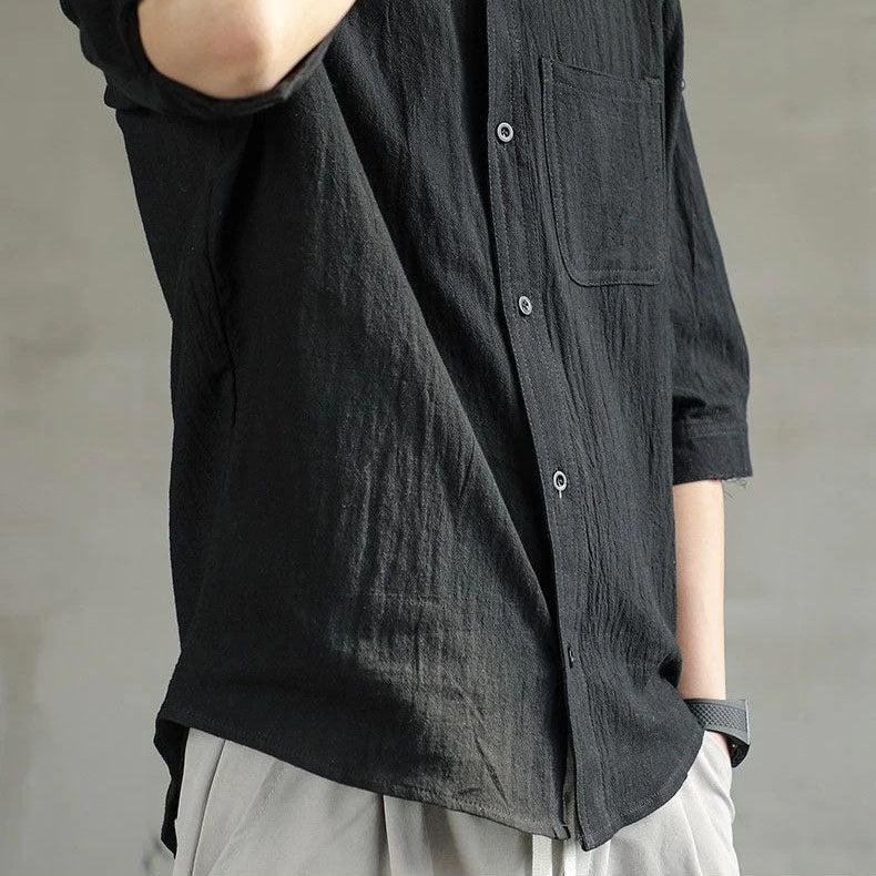 Loose Fit Linen Lightweight Shirt