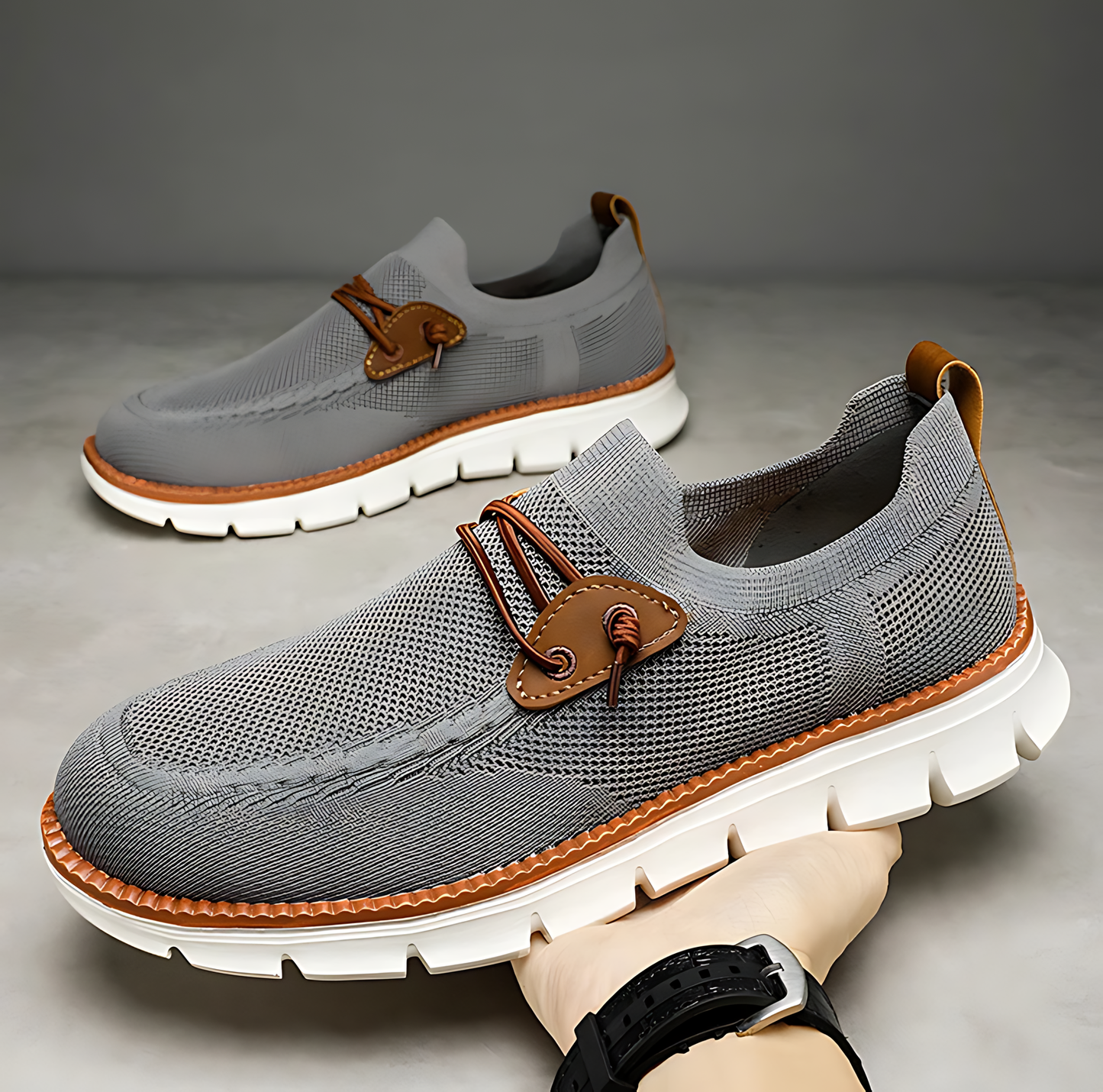 Featherlight Footwear: Stylish and Breathable Mesh Loafers