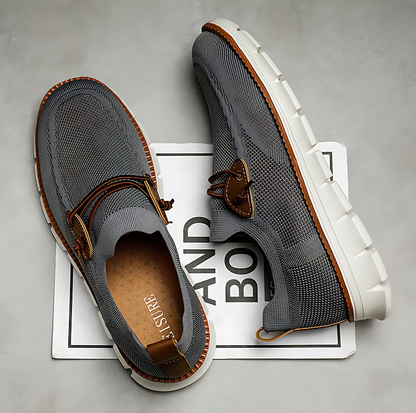 Featherlight Footwear: Stylish and Breathable Mesh Loafers