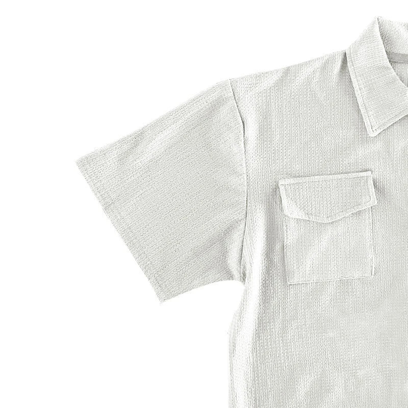 Gentleman's Leisure Short-Sleeve Collared Shirt