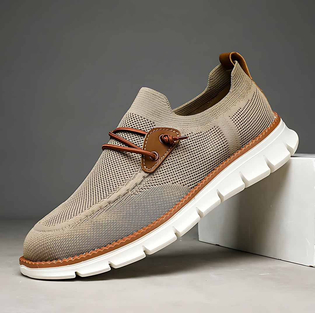 Featherlight Footwear: Stylish and Breathable Mesh Loafers