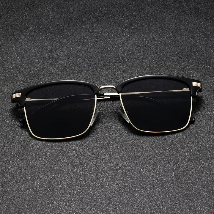 Glare Guard Metal Square Sunglasses