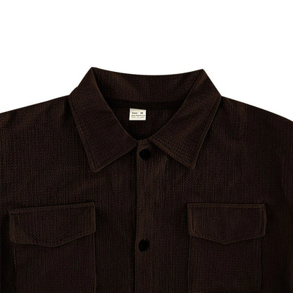 Gentleman's Leisure Short-Sleeve Collared Shirt