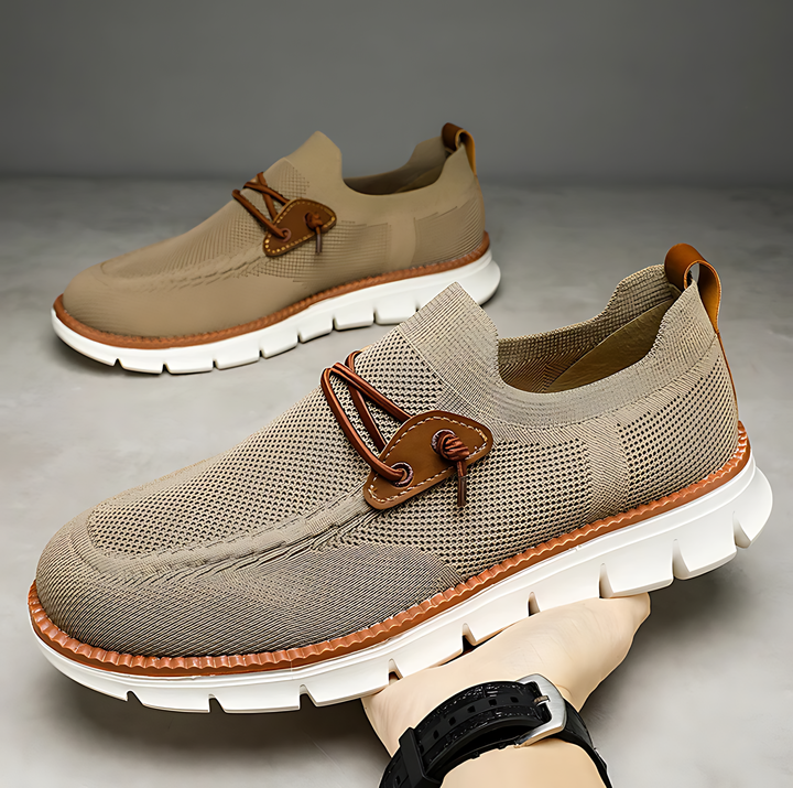 Featherlight Footwear: Stylish and Breathable Mesh Loafers