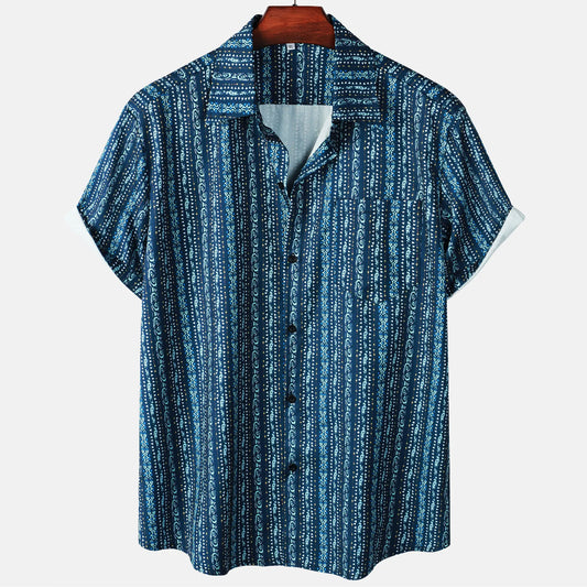 Seaside Escape Short Sleeve Hawaiian Shirt