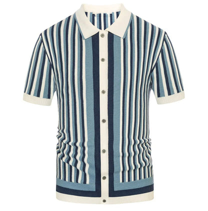 Gentleman's Stripe Premium Polo Shirt