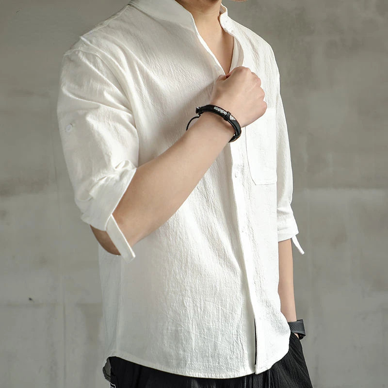 Loose Fit Linen Lightweight Shirt