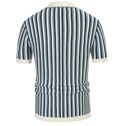 Gentleman's Stripe Premium Polo Shirt