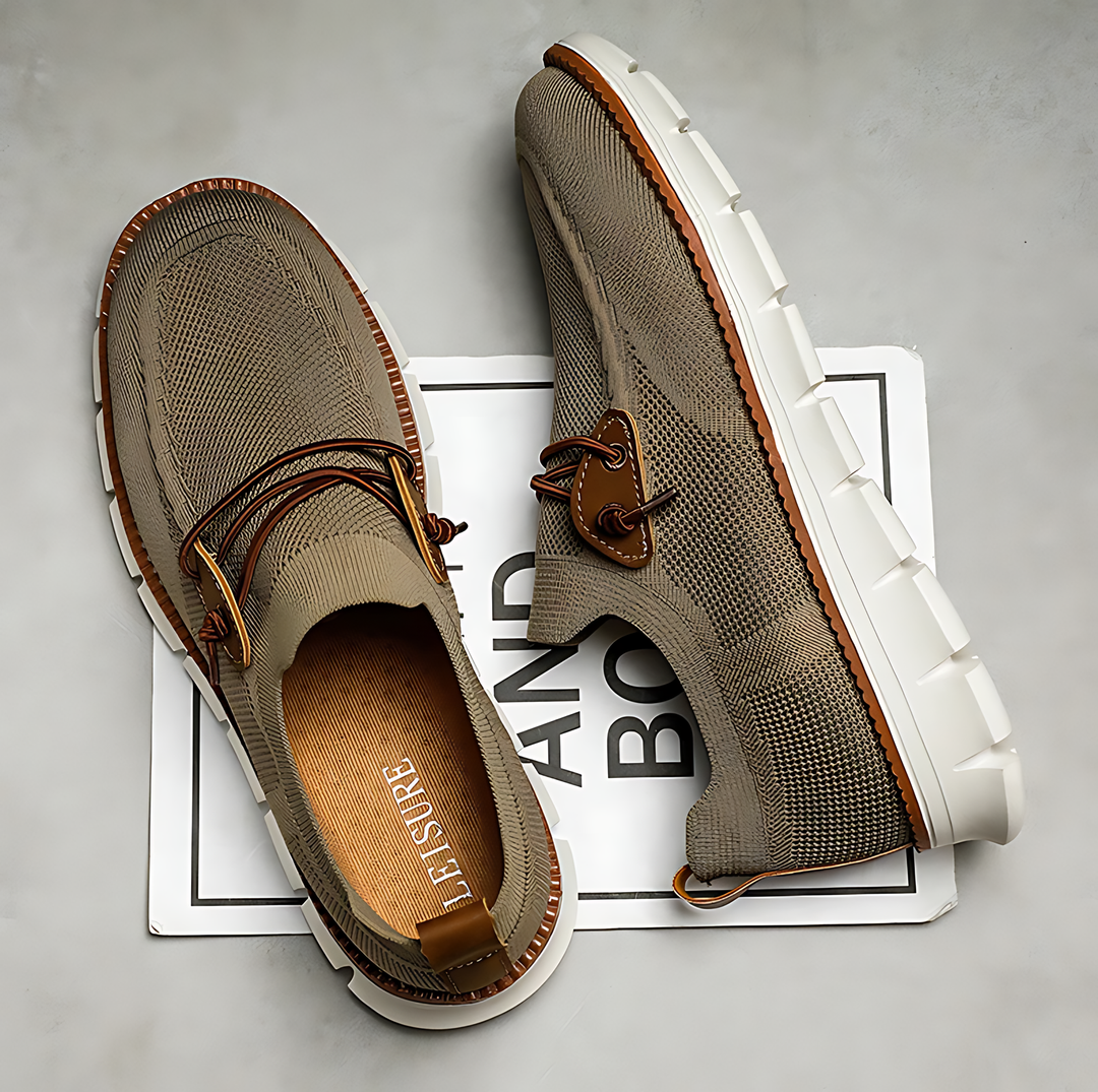 Featherlight Footwear: Stylish and Breathable Mesh Loafers