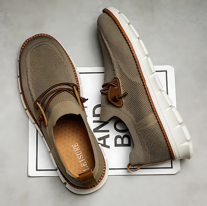 Featherlight Footwear: Stylish and Breathable Mesh Loafers