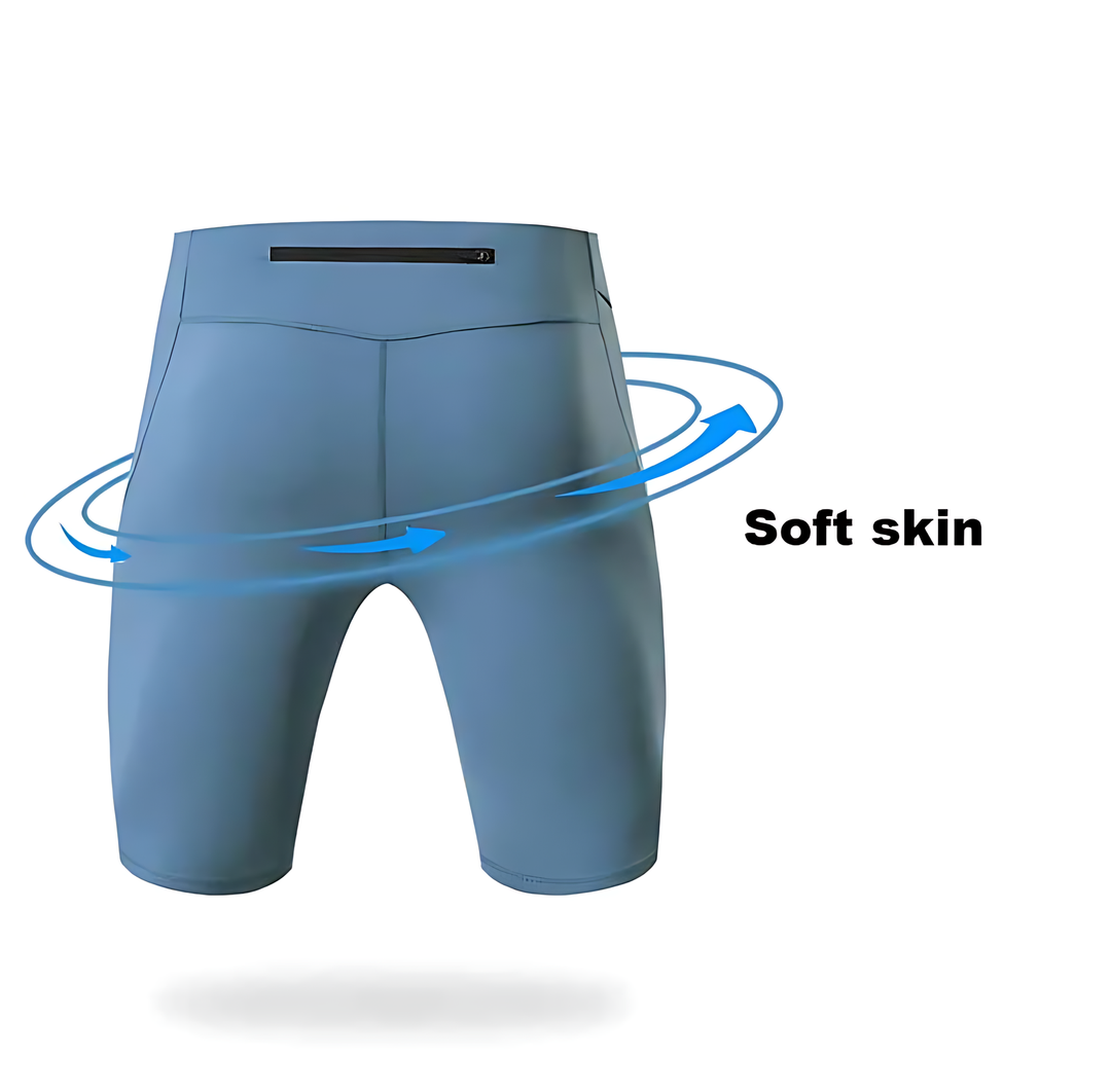 SportPro - Quick Drying Men Compression Shorts with Extra Pockets