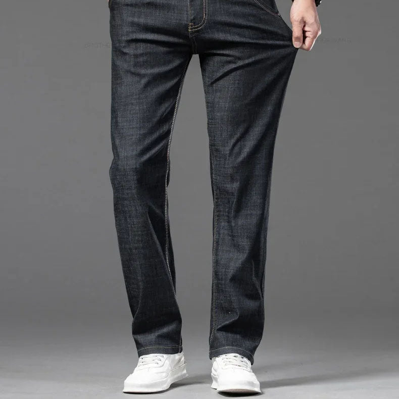 Classic Straight-Cut Modern Man Jeans