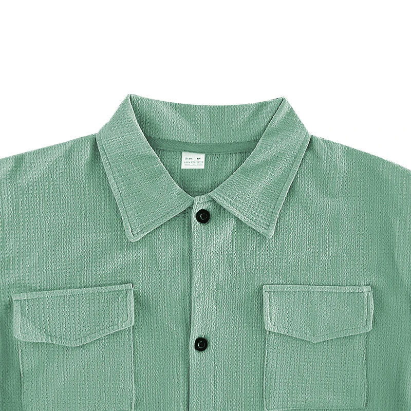 Gentleman's Leisure Short-Sleeve Collared Shirt