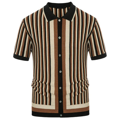 Gentleman's Stripe Premium Polo Shirt