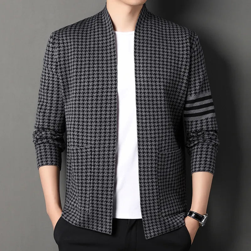 Fashion Meets Function: Warm Cardigan Sweater for Men