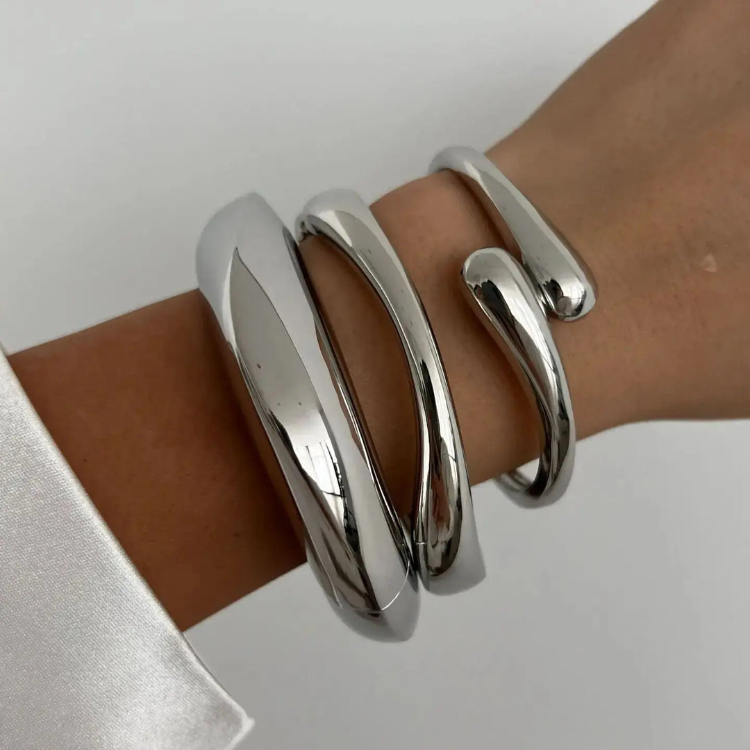 Luna Wave Cuff Set