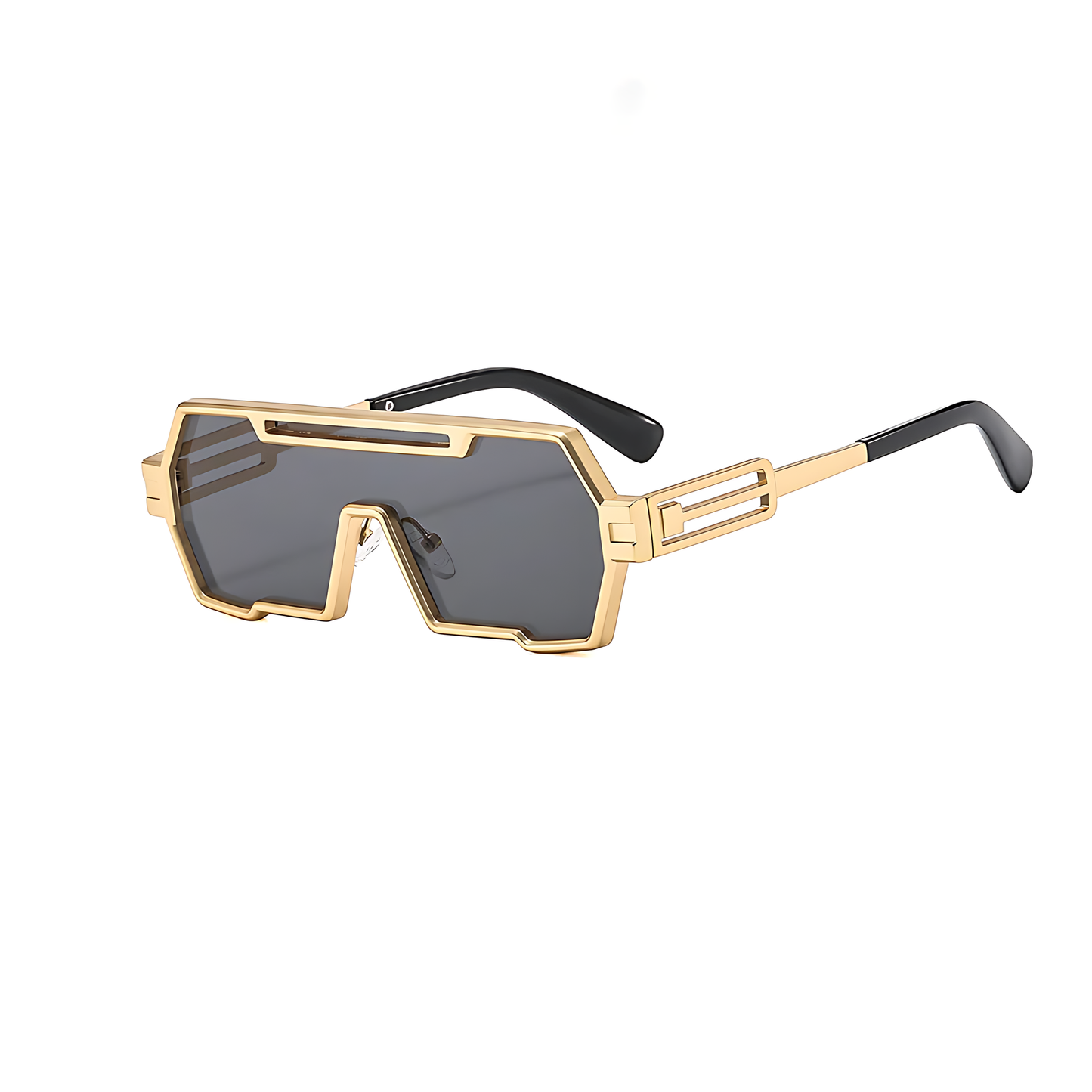 Steampunk Metal Square Sunglasses