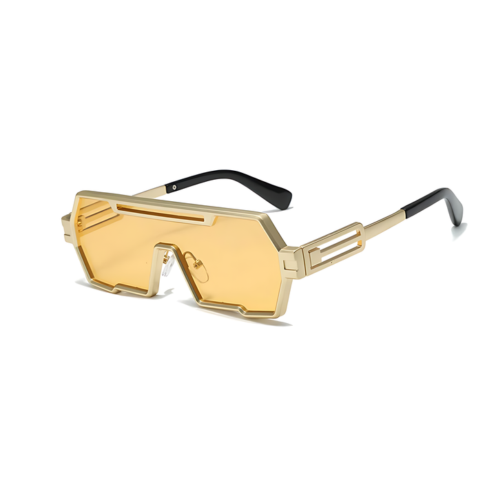 Steampunk Metal Square Sunglasses