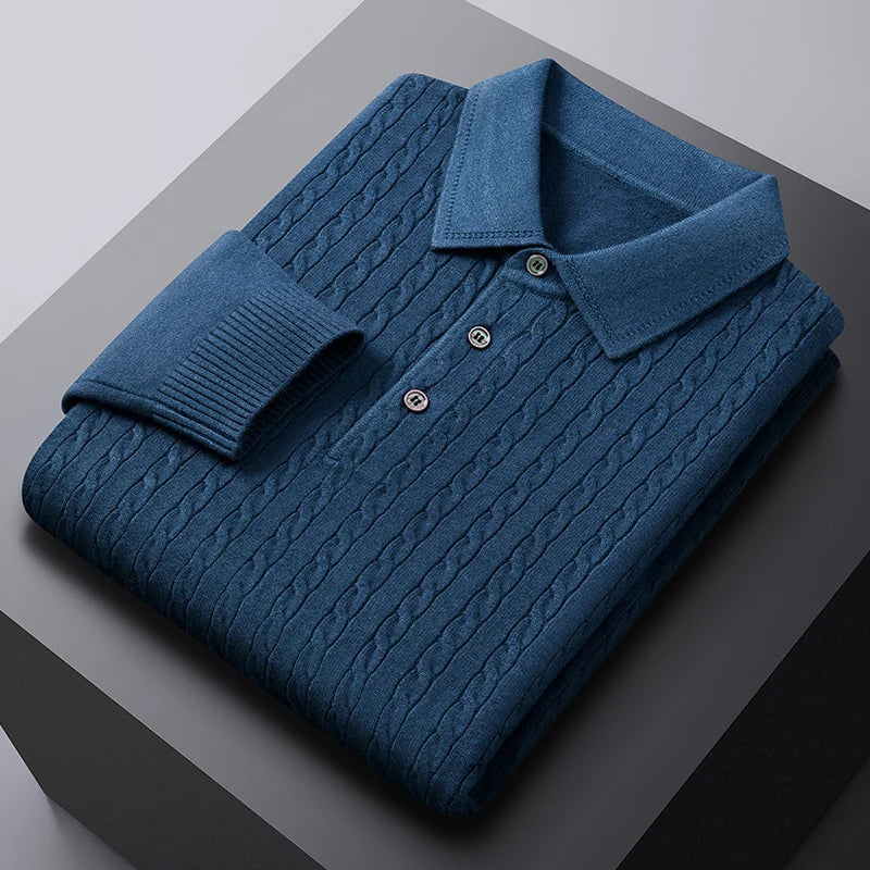 Vittori Knit Polo Sweater