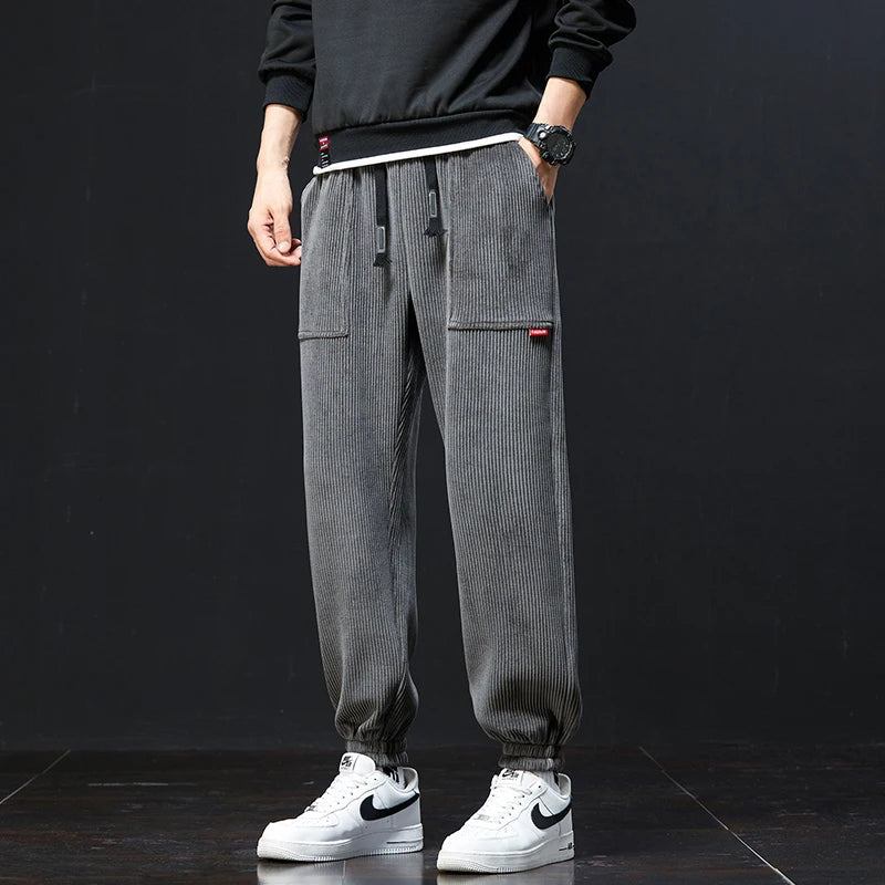 Seoul Wave Corduroy Joggers