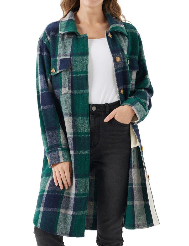 Clara Checkered Shacket