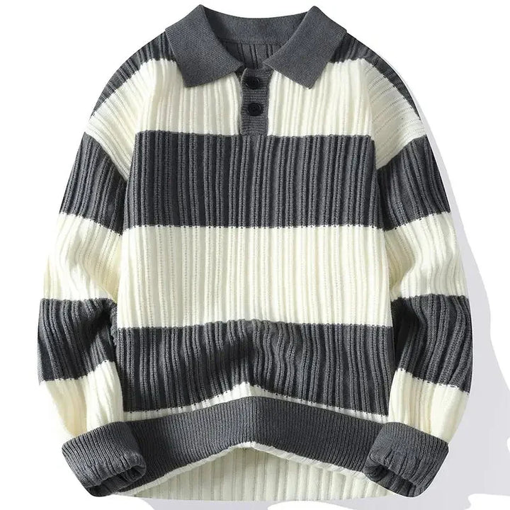 Monterey Classic Striped Knit Polo