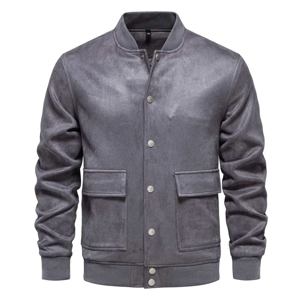 Fenrir Forge Suede Bomber Jacket