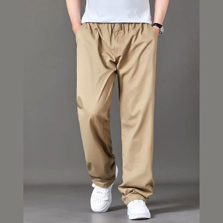 Street Style Loose-Fit Cotton Pants