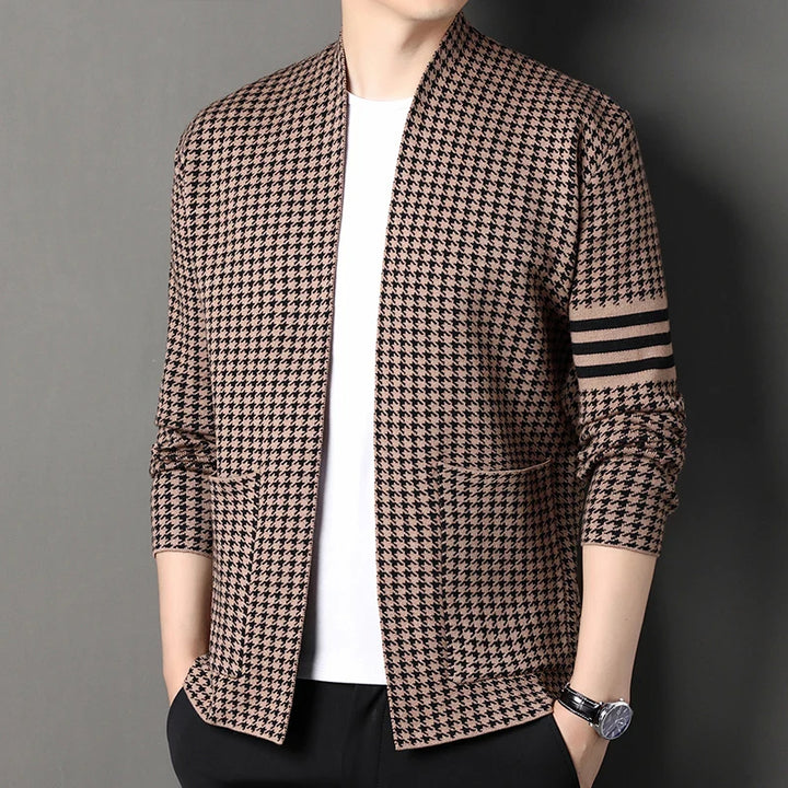 Fashion Meets Function: Warm Cardigan Sweater for Men